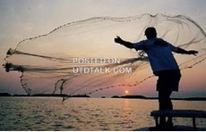 Fly Hand Fishing Cast Net 3.6 Meters. Cat and Tilapia Fish
