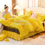 Fluffy Duvet Set at 8pcs 1 Quilt, 1 Sheet, 6 Pillow Case