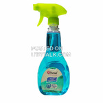 Spraying Rubbing Liquid Sanitizer Bottles With Sprayer