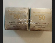 Amos White Dark Spots Corrector Day and Night Face Cream