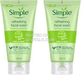 Simple Refreshing Facial Wash