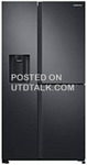 Zara Side by Side Refrigerator With Dispenser + LED Display